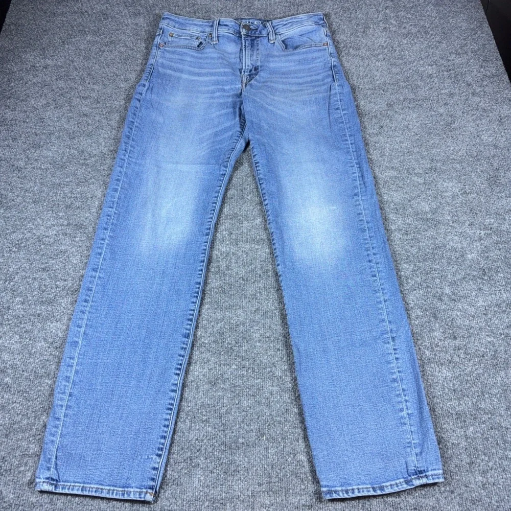 American Eagle Airflex+ Mens Jeans 32x34 Medium Wash Denim Stretch Straight Leg